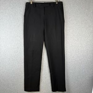 Trina Turk Womens Size 6 Dress Pants Lsacks Black Pockets Straight Leg Stretch